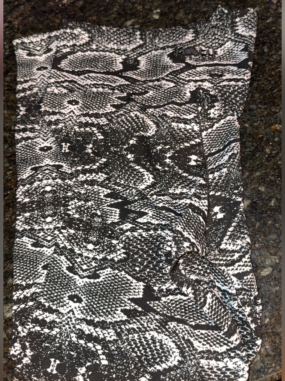 Booty by Brabants Black & White Snake Print Leggings & Matching Top